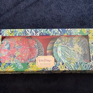 Lilly Pulitzer Colorful Plate Set